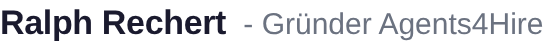 Unterschrift des Gründers